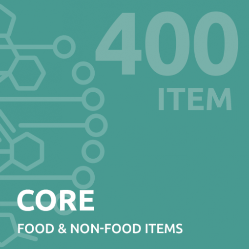 core intolerance test up to 400 items