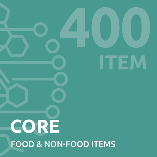core intolerance test up to 400 items